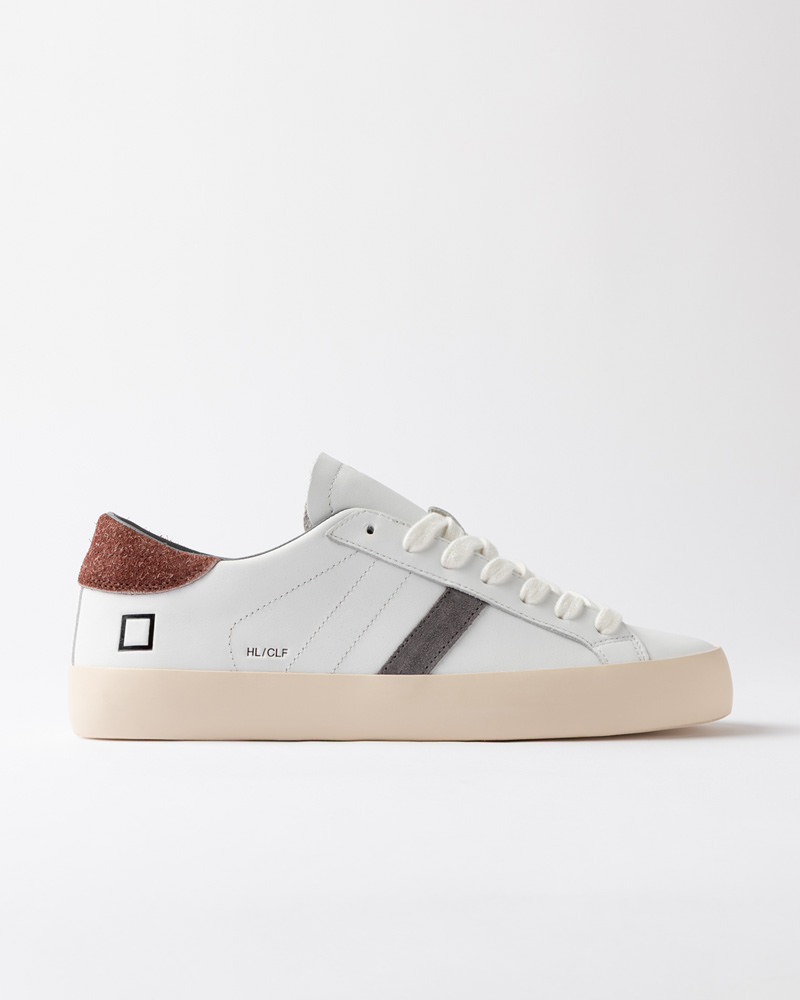 HILL LOW CALF WHITE-BORDEAUX