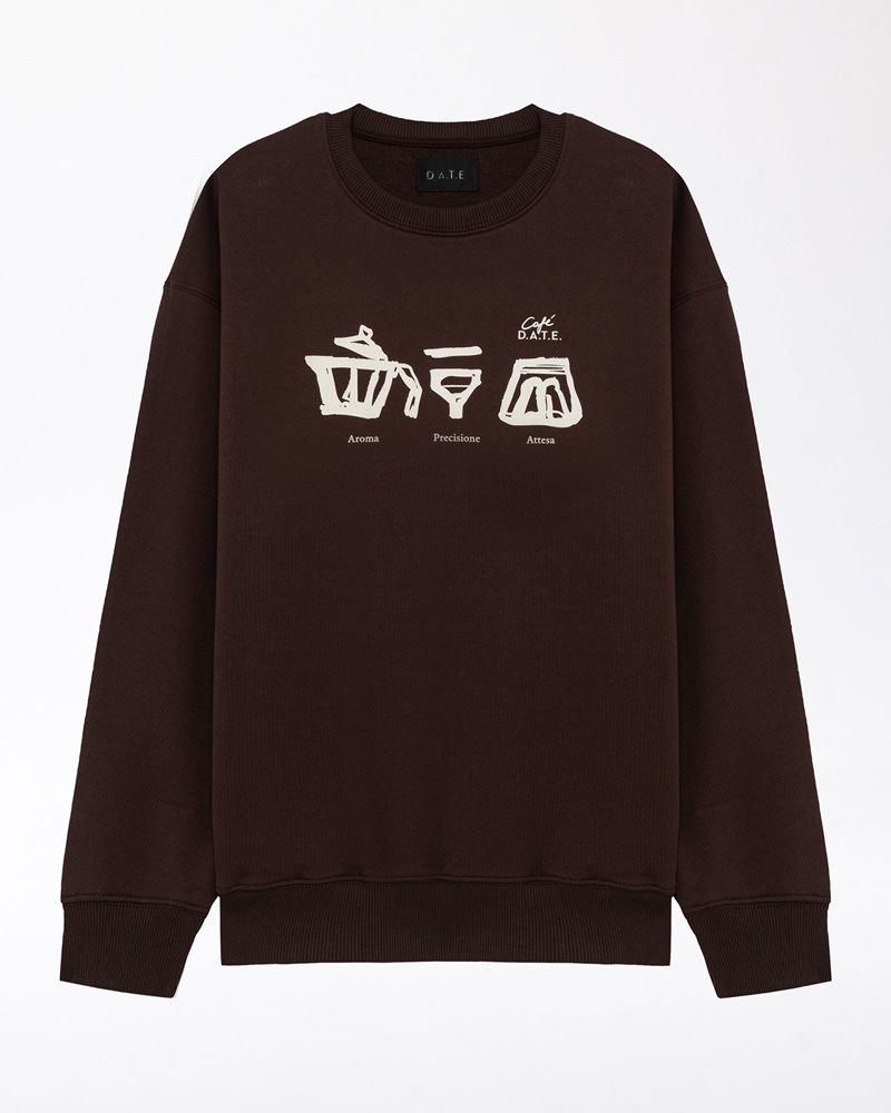 SWEATSHIRT CAFE BROWN
