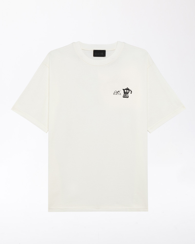 T-SHIRT CAFE IVORY