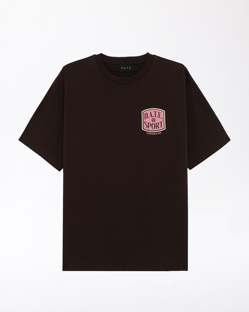 T-SHIRT DATE SPORT BROWN
