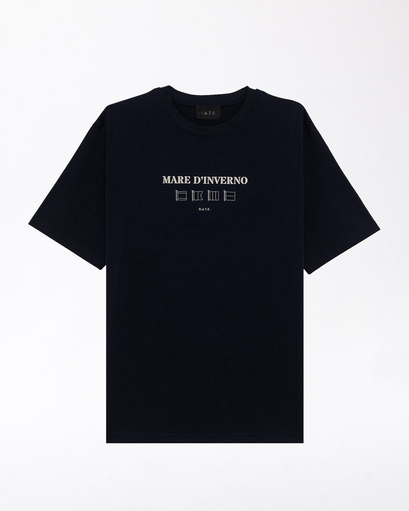T-SHIRT MARE D'INVERNO BLUE