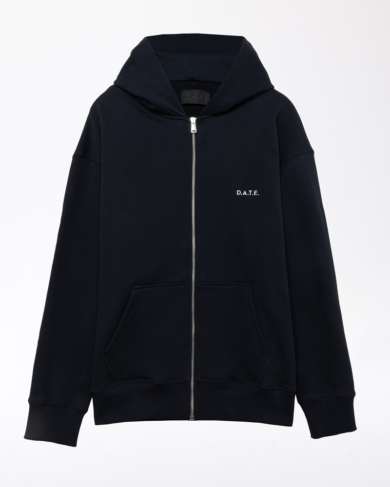 ZIP HOODIE BASIC BLUE