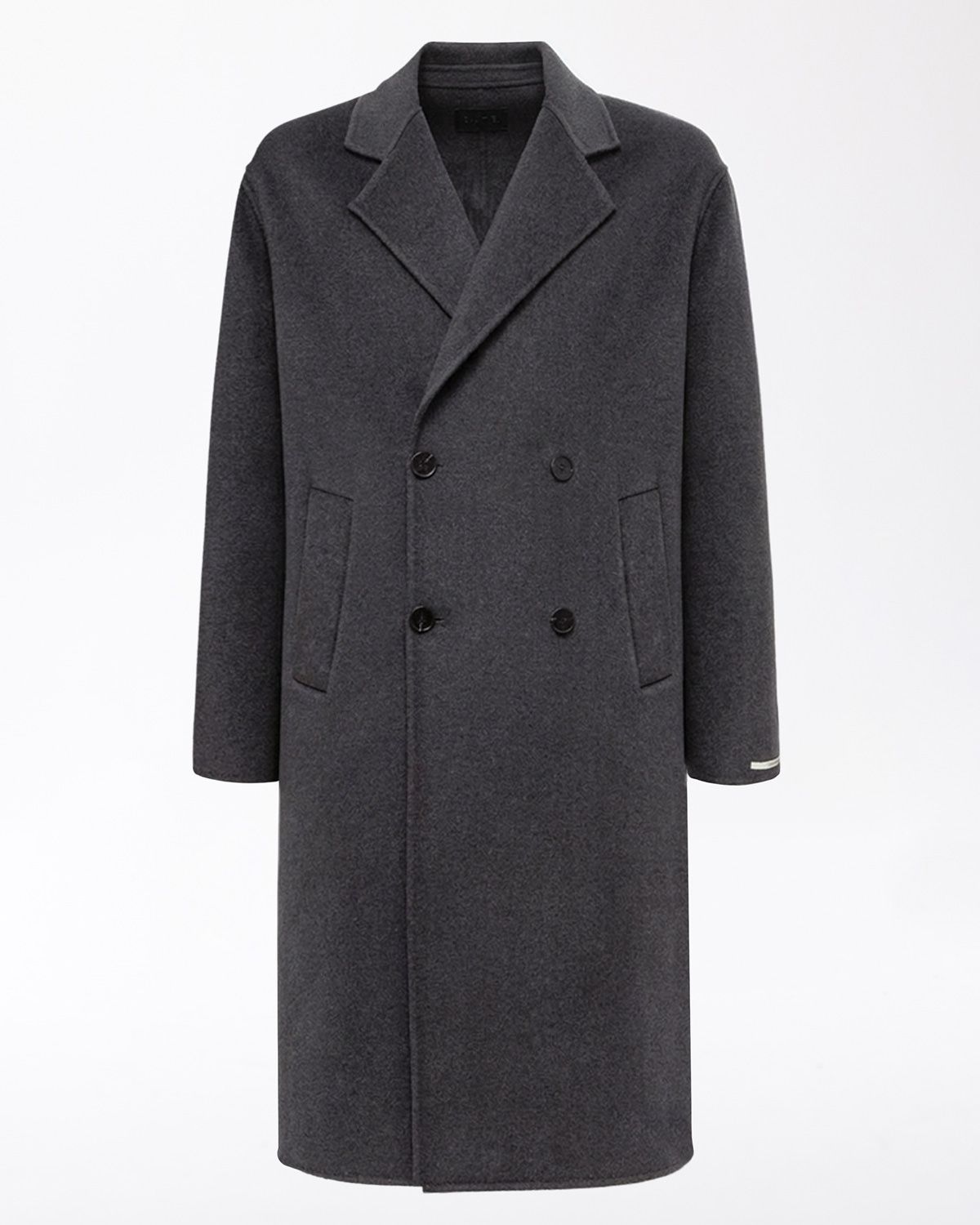 D.A.T.E.: COAT WOOL GREY