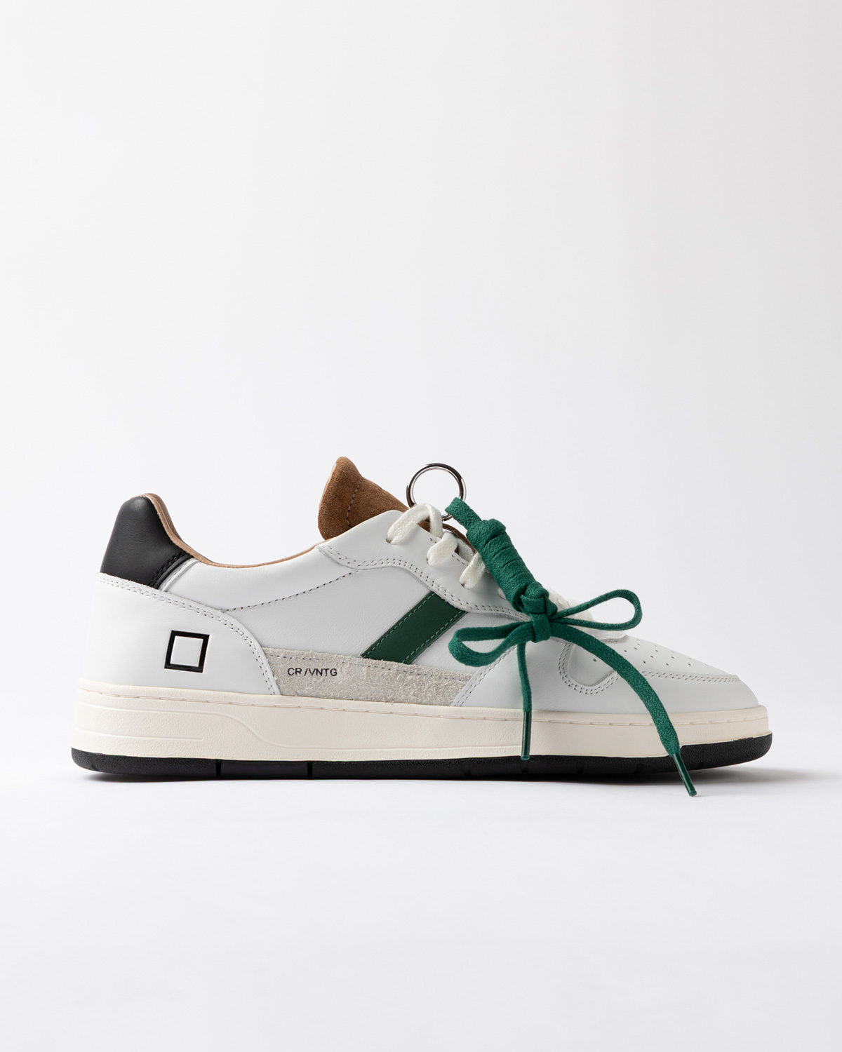 D.A.T.E.: COURT 2.0 VINTAGE WHITE-CUOIO