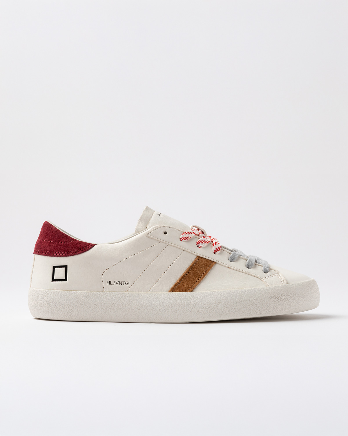 D.A.T.E.: HILL LOW VINTAGE CALF IVORY RED