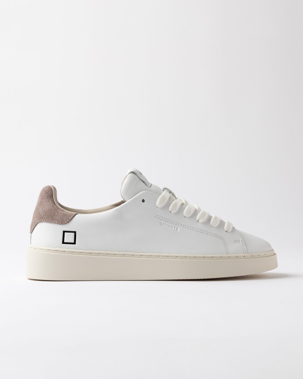 D.A.T.E.: LEVANTE CALF WHITE-TAUPE
