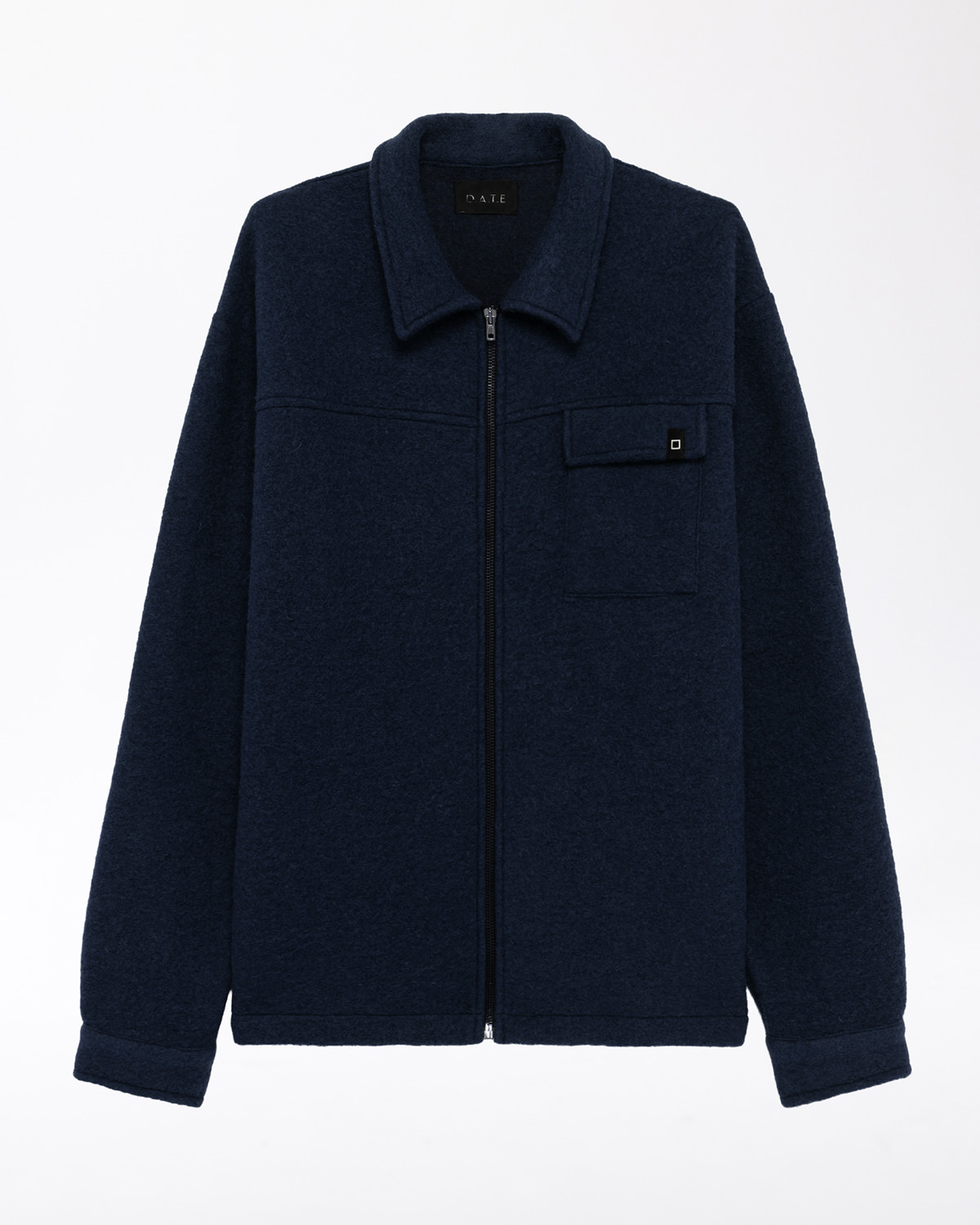 D.A.T.E.: SHIRT JACKET BASIC BLUE