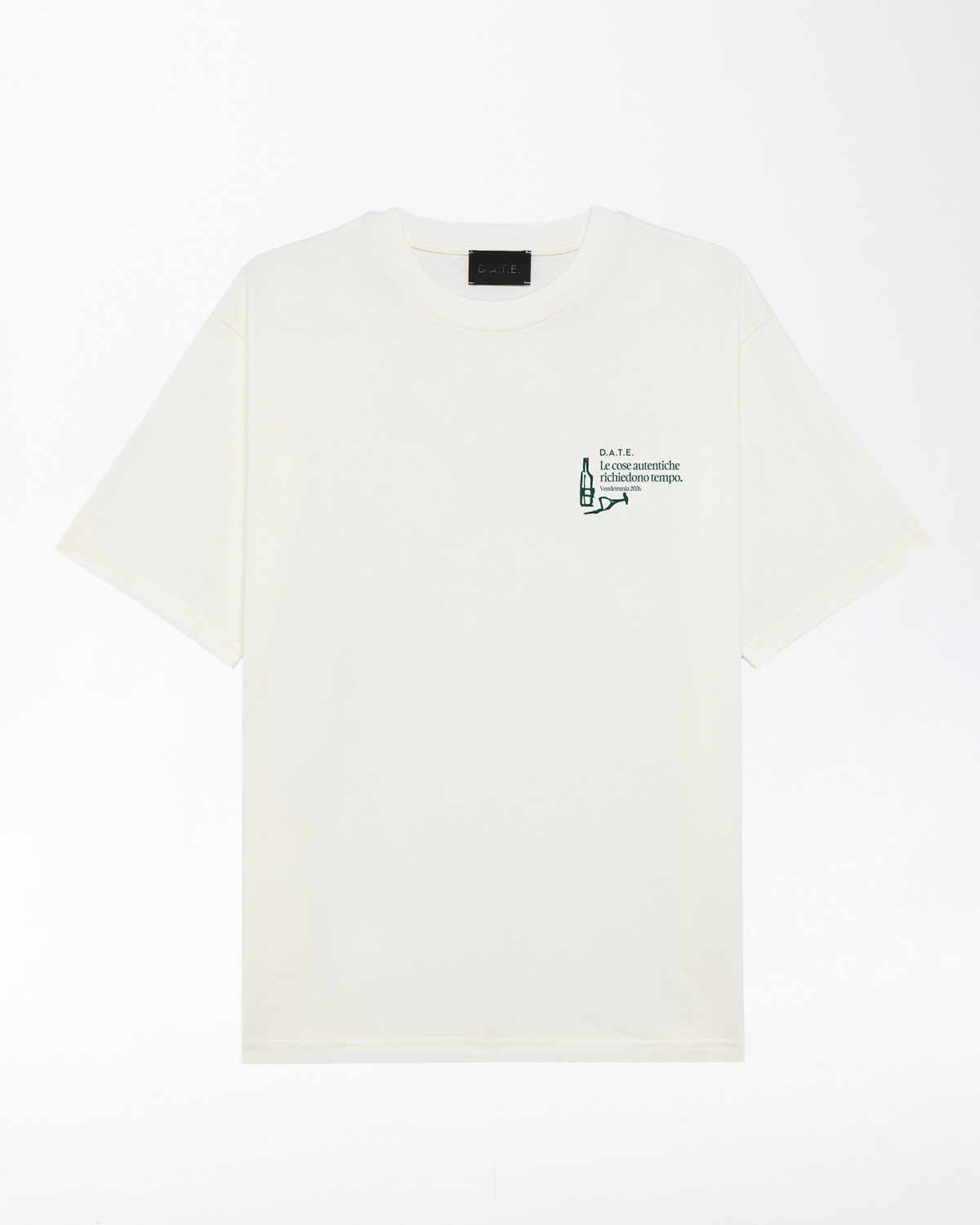 D.A.T.E.: T-SHIRT VENDEMMIA IVORY 