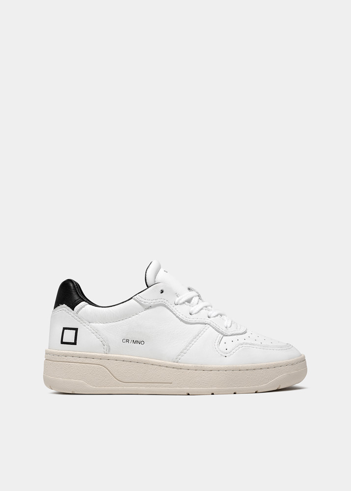 COURT MONO WHITE-BLACK 2 | D.A.T.E. Sneakers