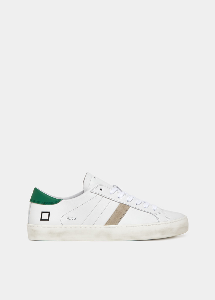 DATE HILL LOW CALF WHITE-GREEN
