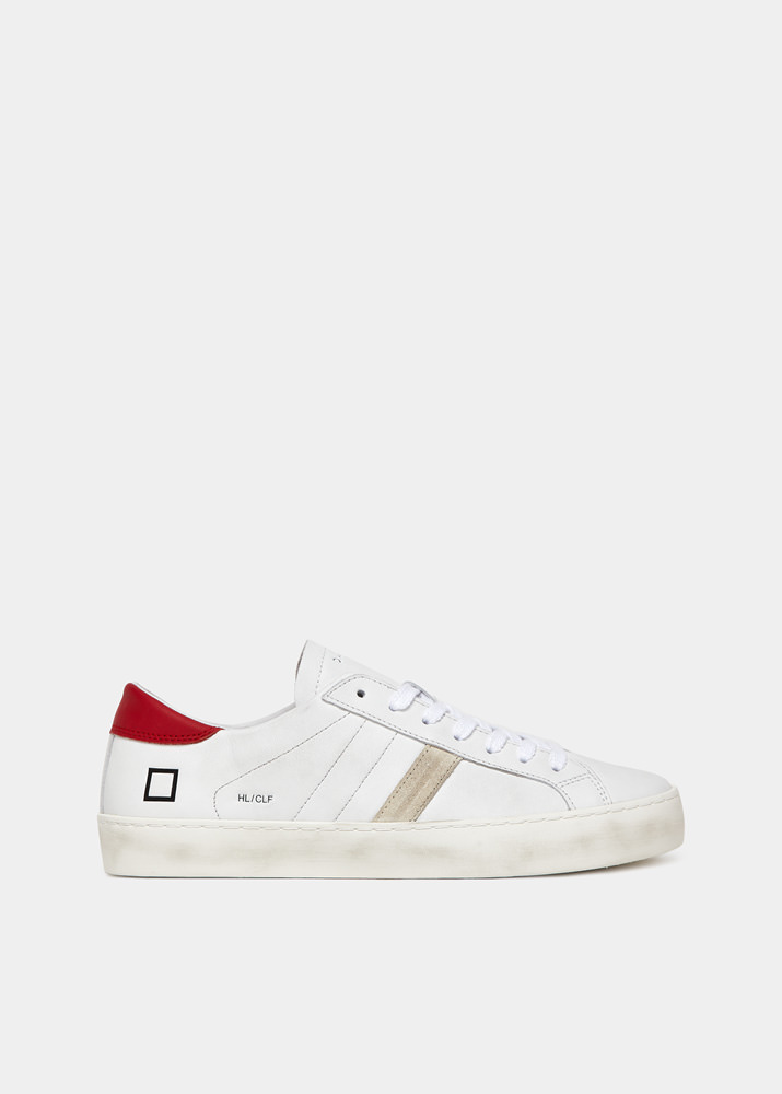 DATE HILL LOW CALF WHITE-RED
