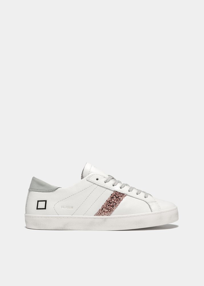 HILL LOW GLAM WHITE-SKY | D.A.T.E. Sneakers