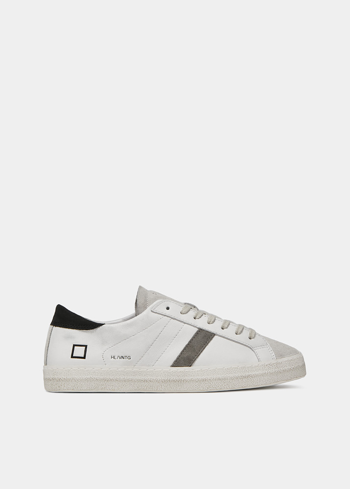 DATE HILL LOW VINTAGE CALF WHITE-BLACK