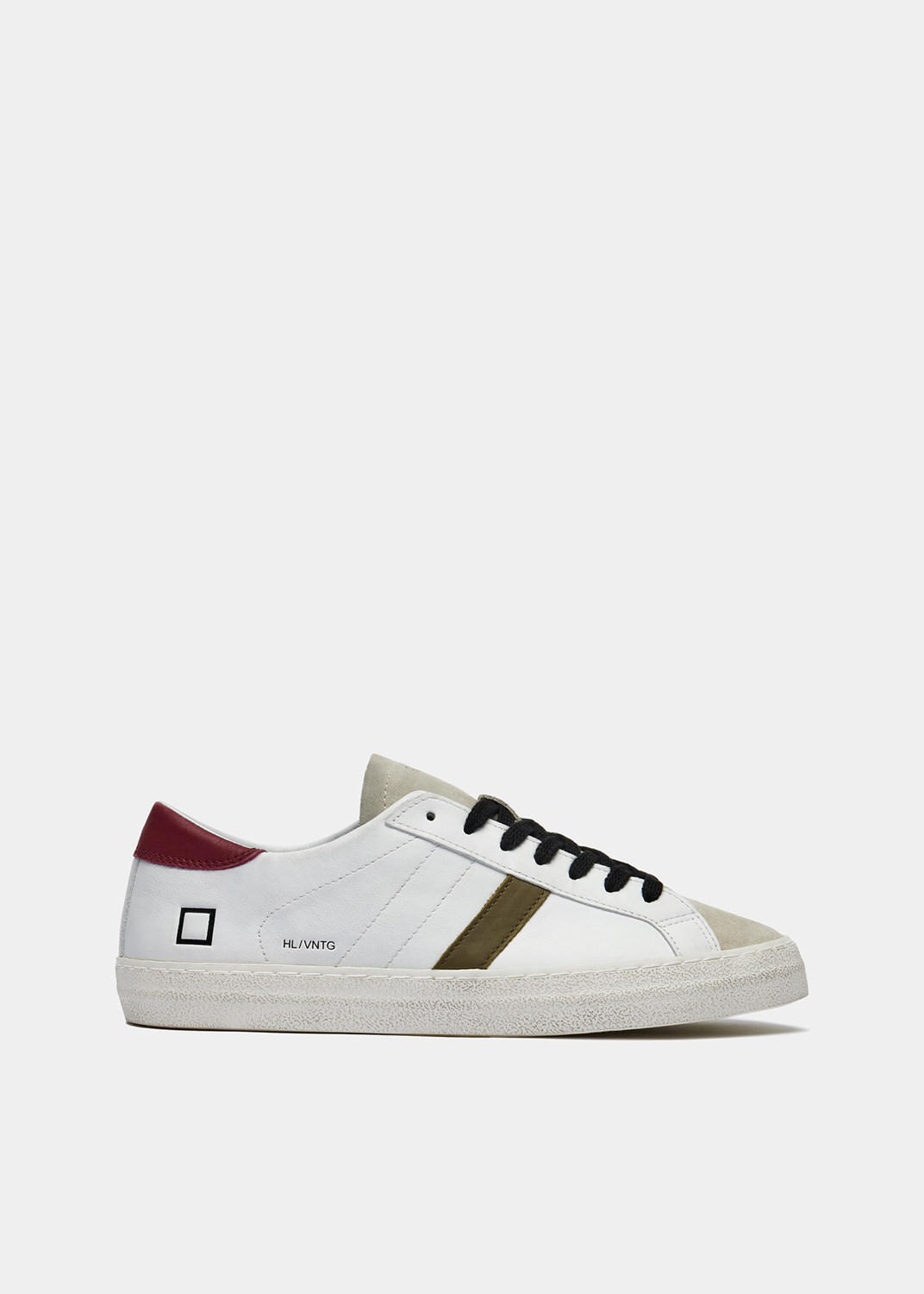 Date Sneakers HILL LOW VINTAGE CALF WHITE BEIGE Scarpe D.a.t.e