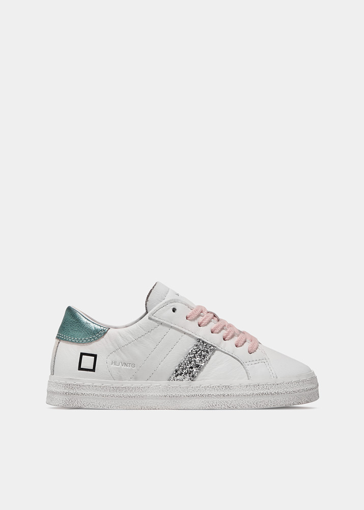 DATE HILL LOW VINTAGE CALF WHITE-GREEN 1