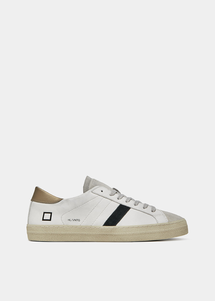 DATE HILL LOW VINTAGE CALF WHITE-METAL