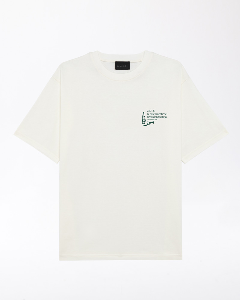 D.A.T.E.: T-SHIRT VENDEMMIA IVORY 