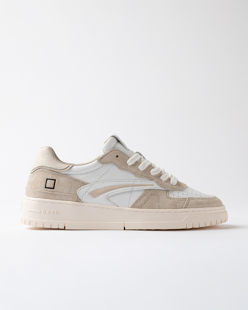 D.A.T.E.: TORNEO PURE CALF WHITE-BEIGE