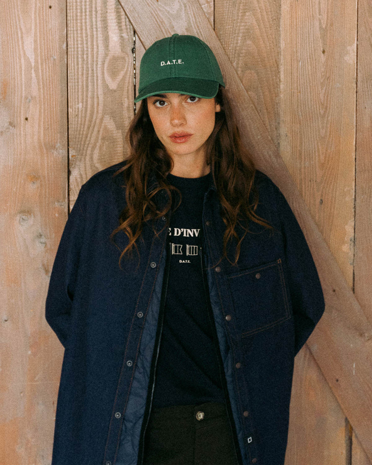 D.A.T.E.: BASEBALL CAP BASIC GREEN