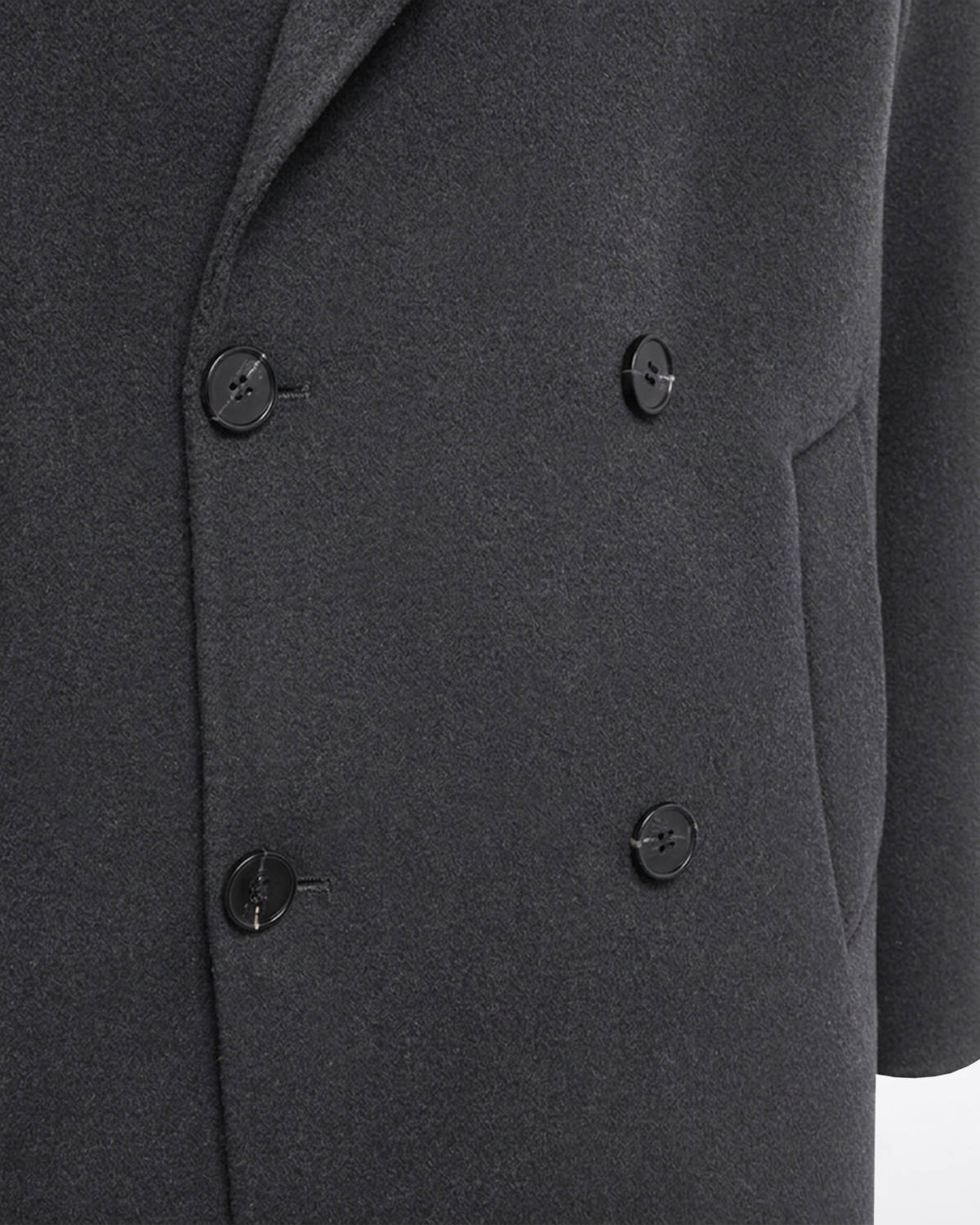 D.A.T.E.: COAT WOOL GREY