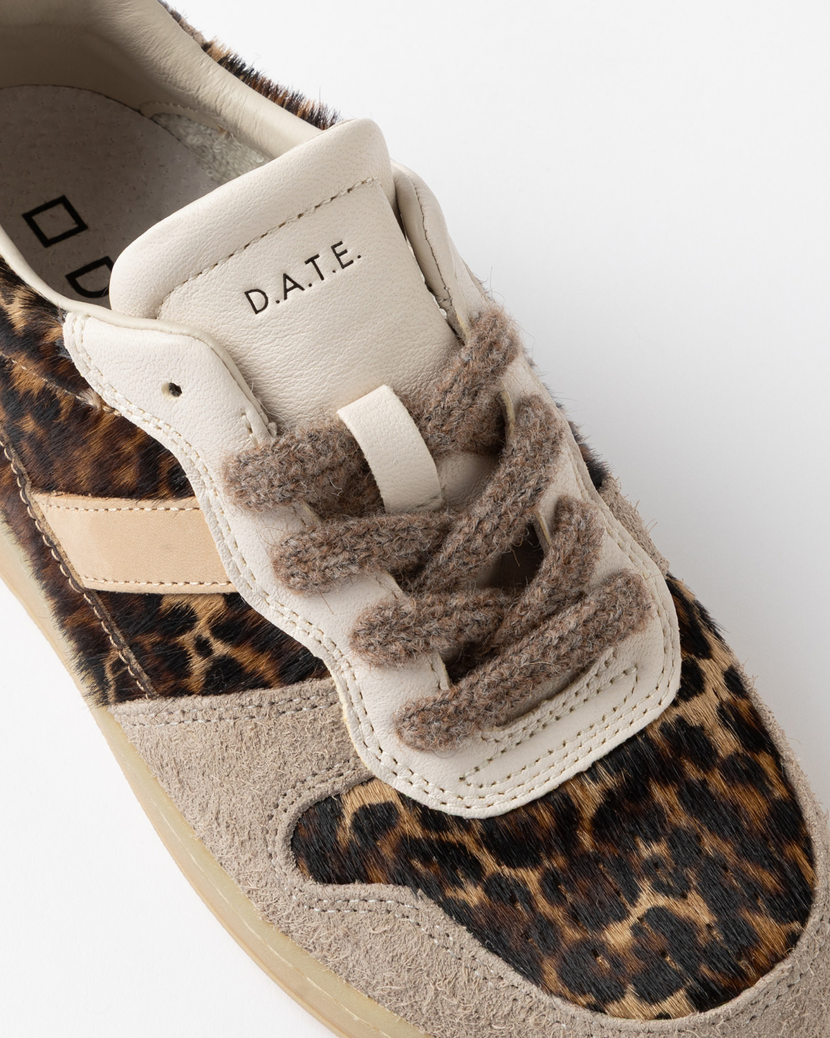 D.A.T.E.: COURT 2.0 ANIMALIER LEOPARD-BEIGE