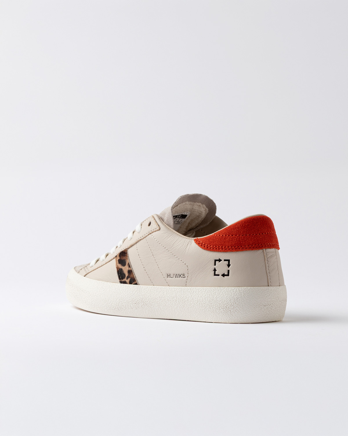 D.A.T.E.: HILL LOW WORKSHOP BEIGE-LEOPARD