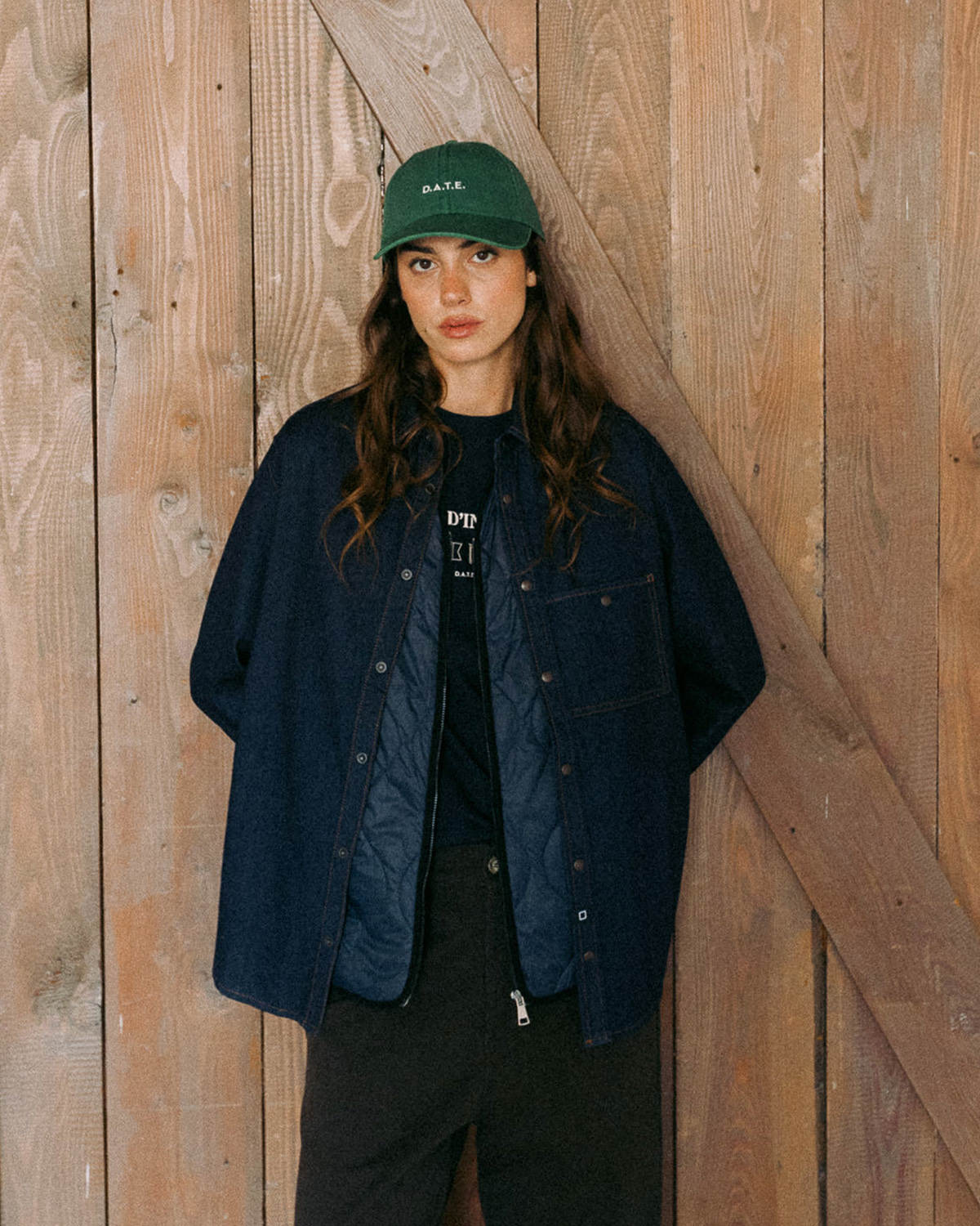 D.A.T.E.: SHIRT DENIM BLUE