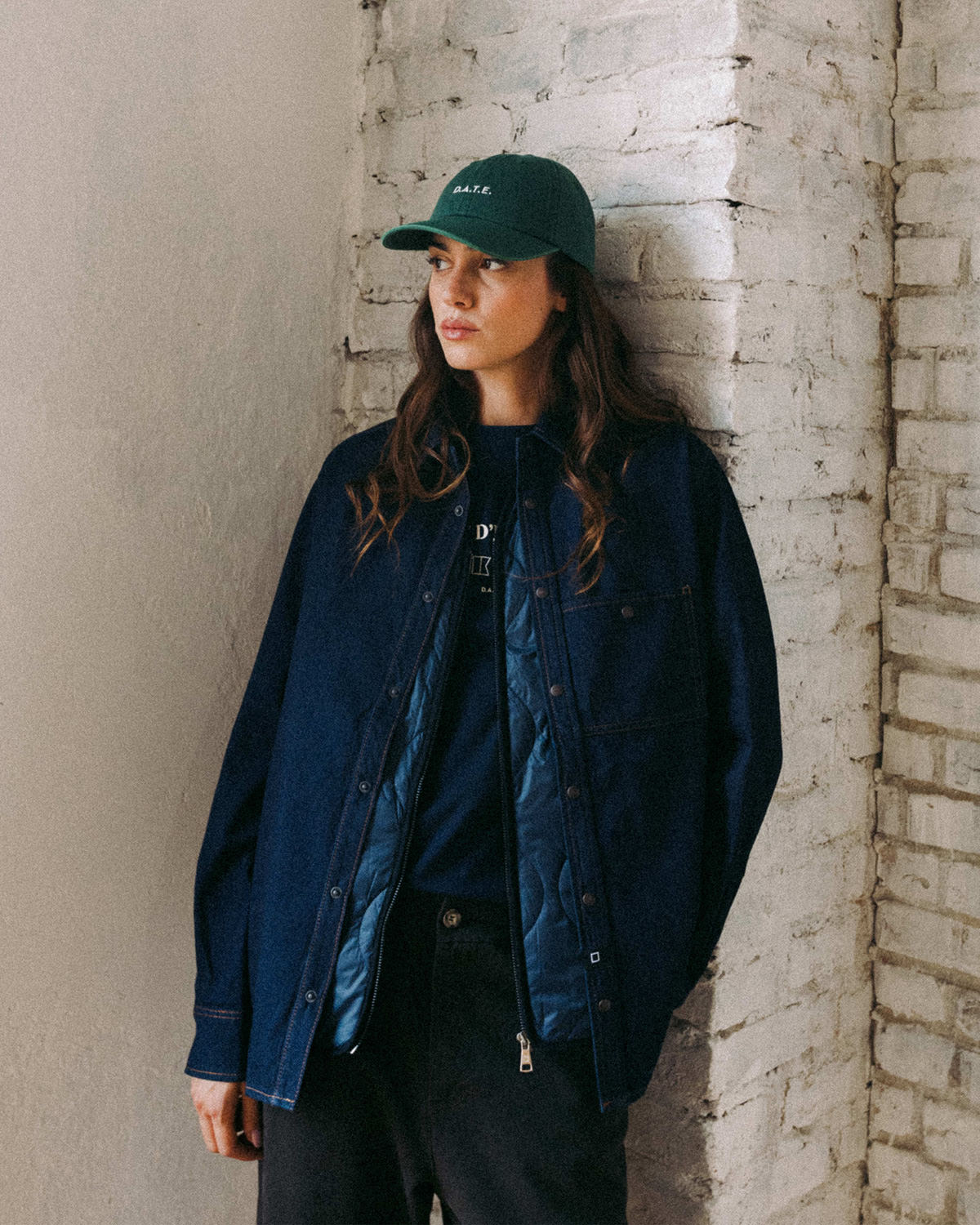 D.A.T.E.: SHIRT DENIM BLUE