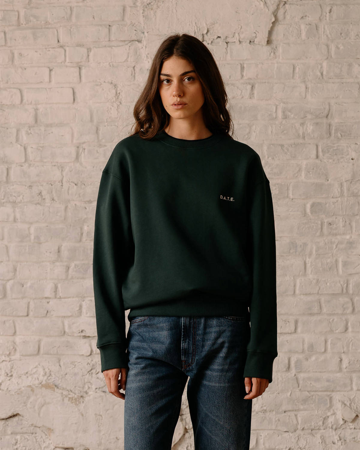 D.A.T.E.: SWEATSHIRT BASIC GREEN