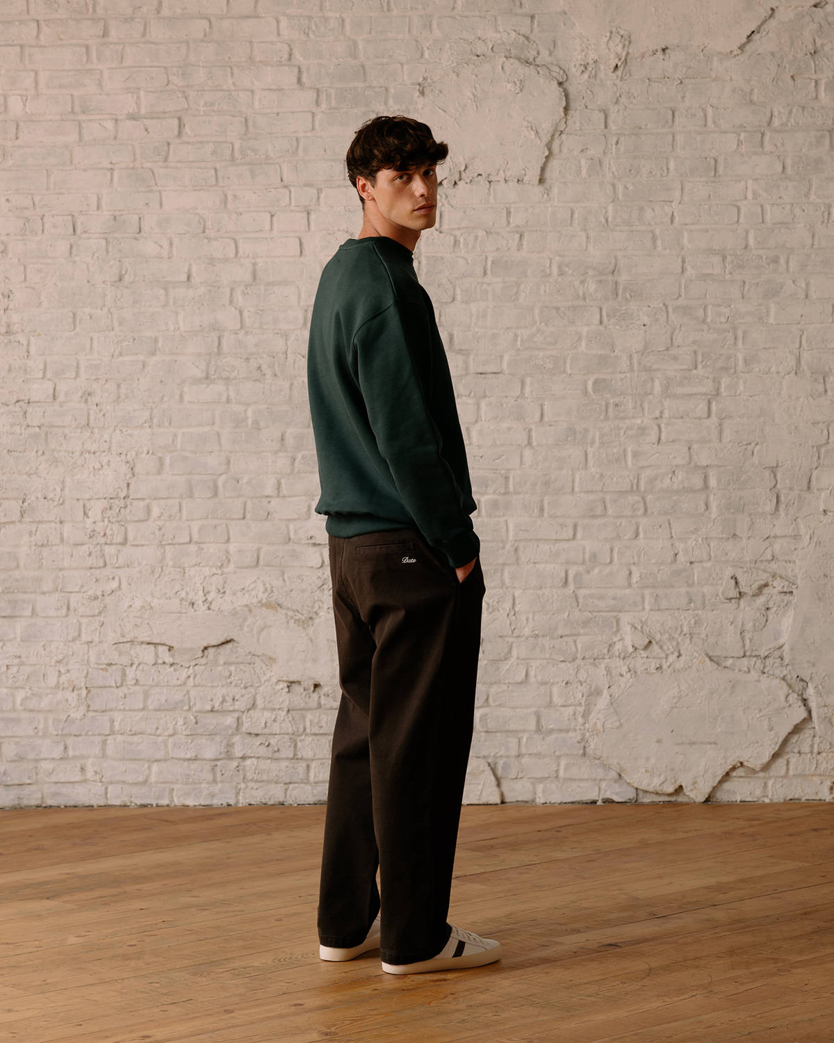 D.A.T.E.: SWEATSHIRT BASIC GREEN