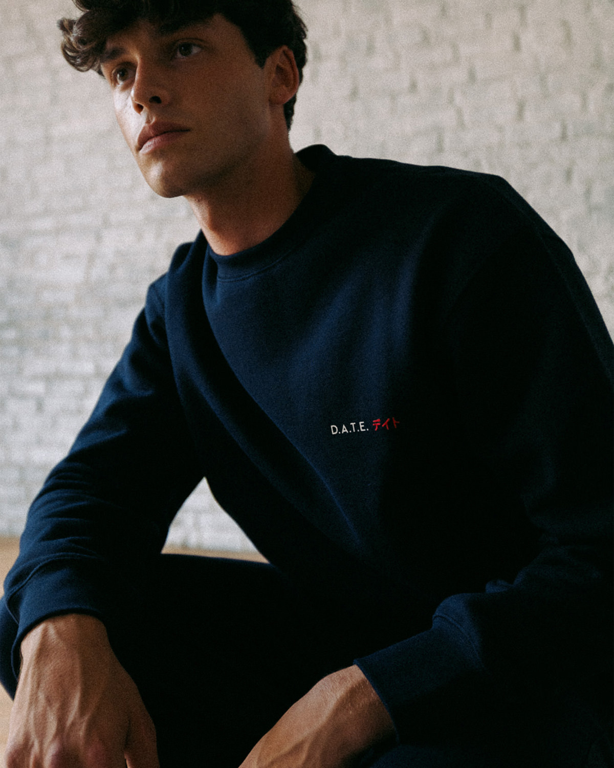 D.A.T.E.: SWEATSHIRT JAPAN BLUE