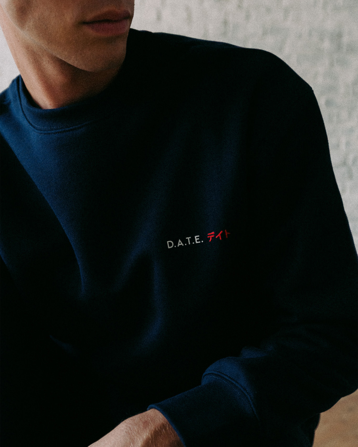 D.A.T.E.: SWEATSHIRT JAPAN BLUE