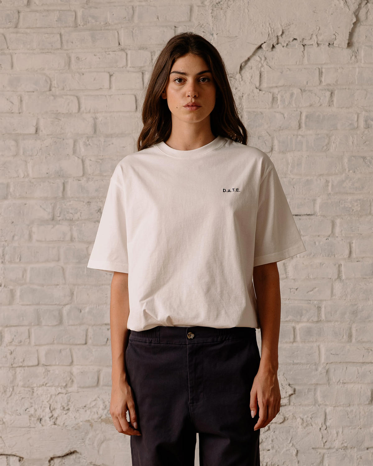 D.A.T.E.: T-SHIRT BASIC IVORY