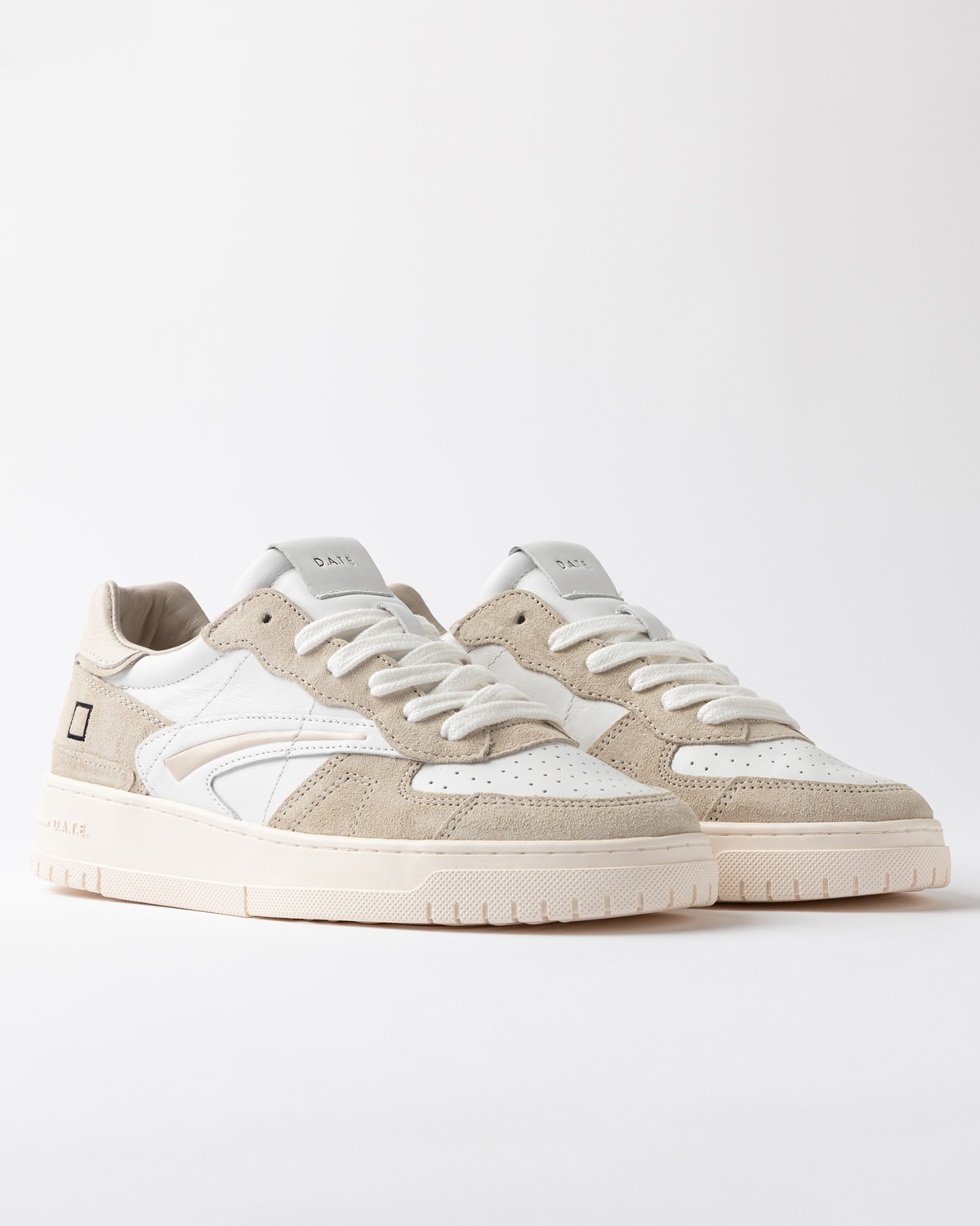D.A.T.E.: TORNEO PURE CALF WHITE-BEIGE