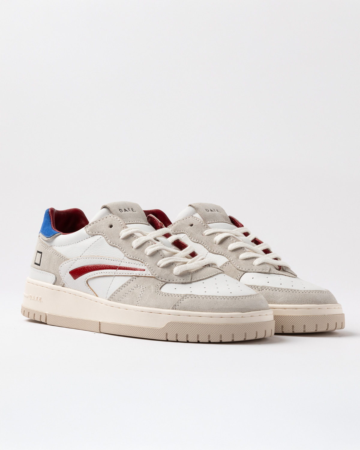 D.A.T.E.: TORNEO PURE CALF WHITE-BLUETTE
