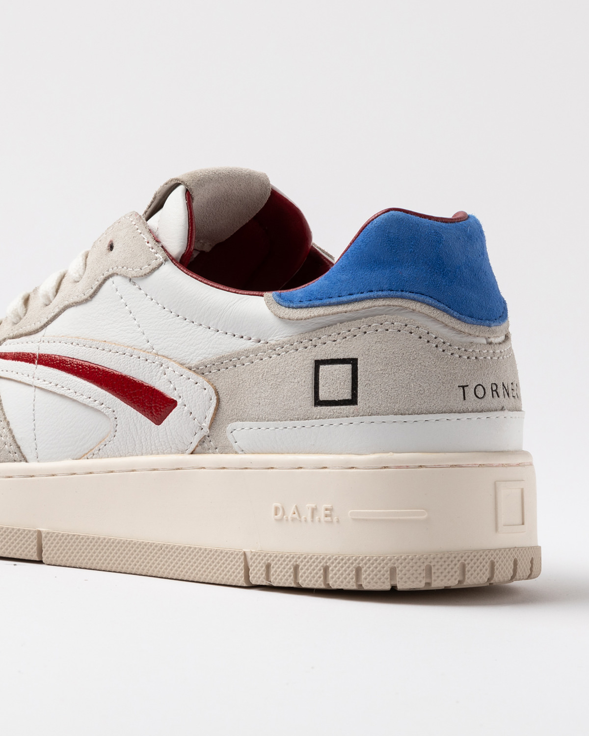 D.A.T.E.: TORNEO PURE CALF WHITE-BLUETTE