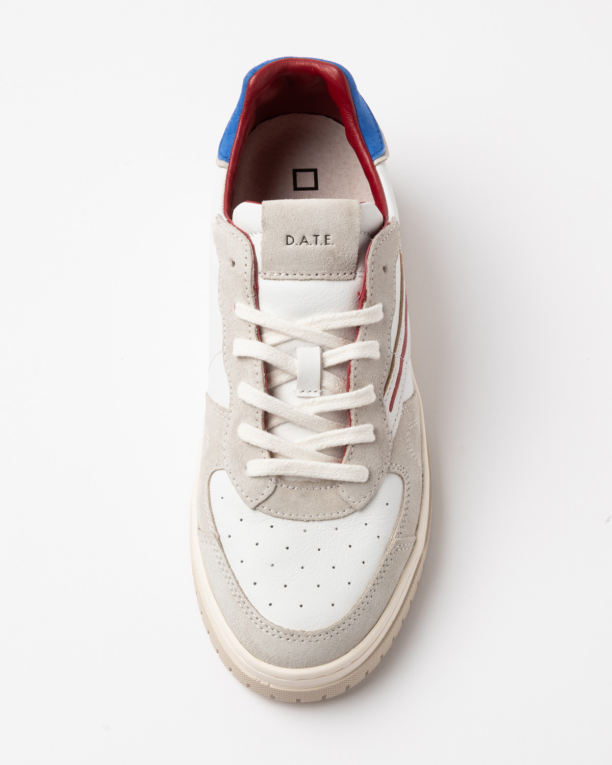 D.A.T.E.: TORNEO PURE CALF WHITE-BLUETTE