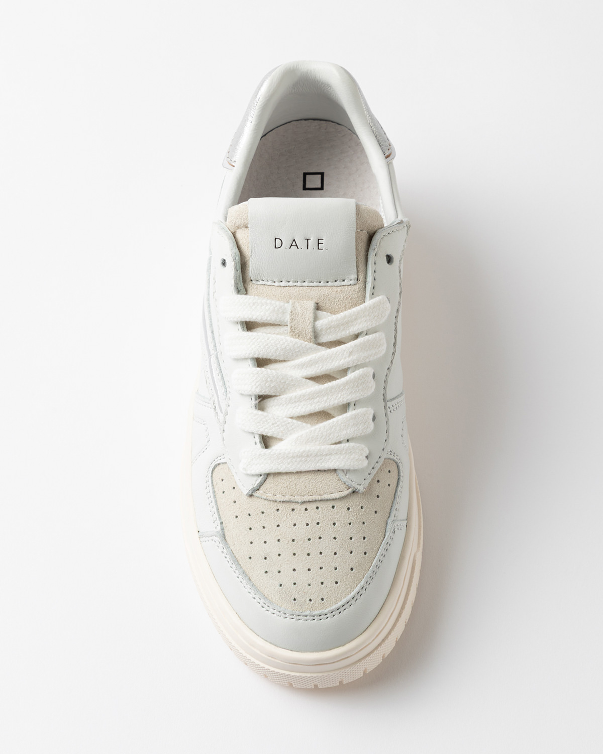 D.A.T.E.: TORNEO PURE CALF WHITE-SILVER