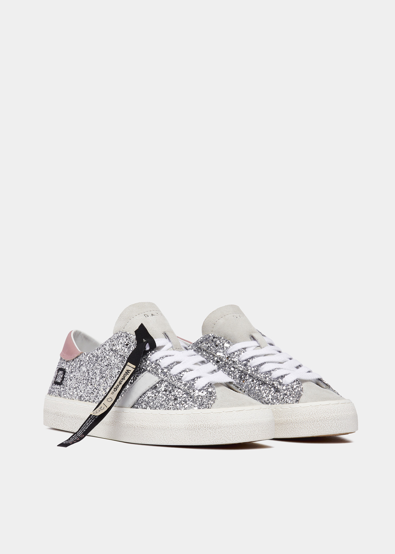 Scarpe top date glitter